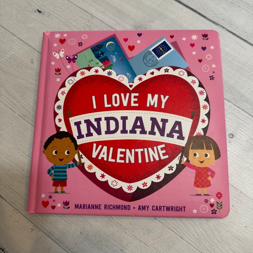 I love my Indiana Valentine children's book